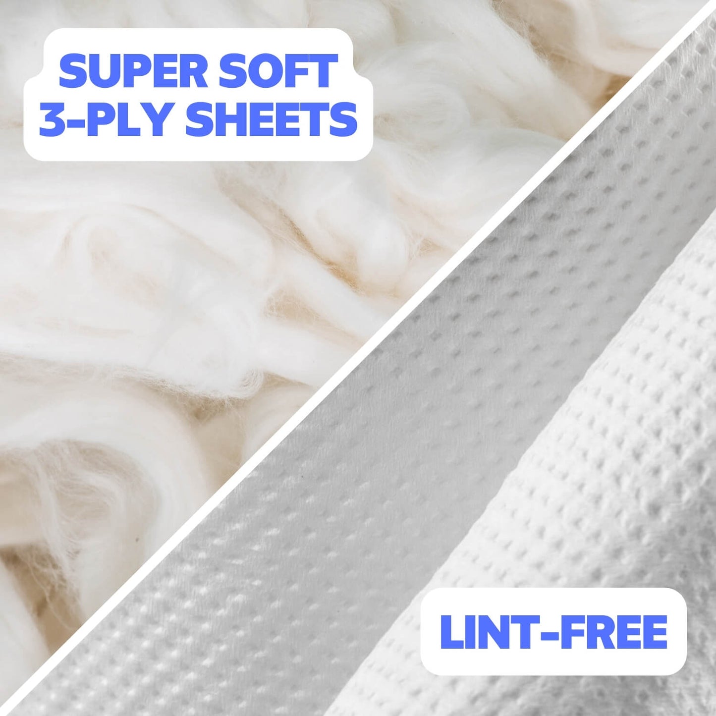 Ultra Soft 3 ply Bamboo Toilet tissue with Texture Embossing