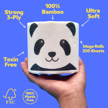 3-ply bamboo toilet paper is a soft and eco-friendly bathroom roll